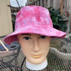Bucket Hat Pink Tye-Dye